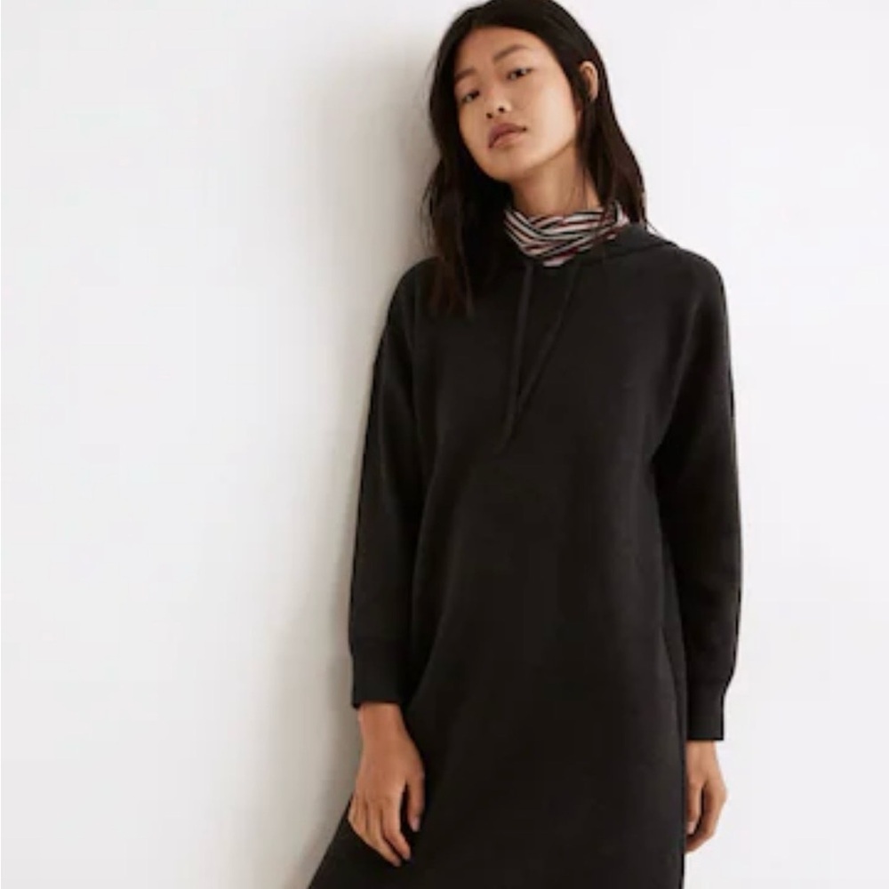 Madewell Womens Hoodie Sweater Dress Size XL Charcoal Gray